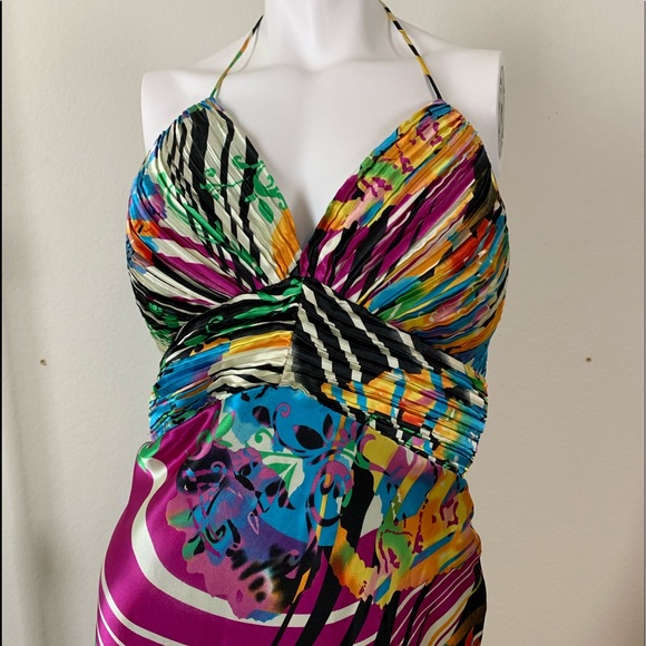 Aspeed couture bright halter dress sz XL - Picture 2 of 7